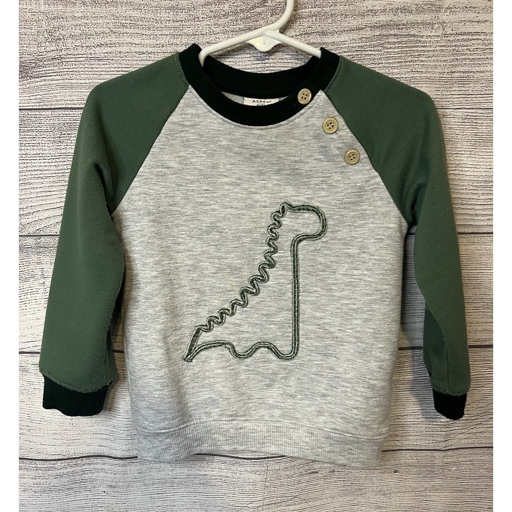 Aspen Kids Dinosaur‎ Sweatshirt 24 Months
